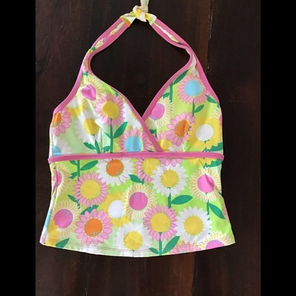 Lilly Pulitzer Other - Lilly Pulitzer Vintage Floral Tankini Top 4